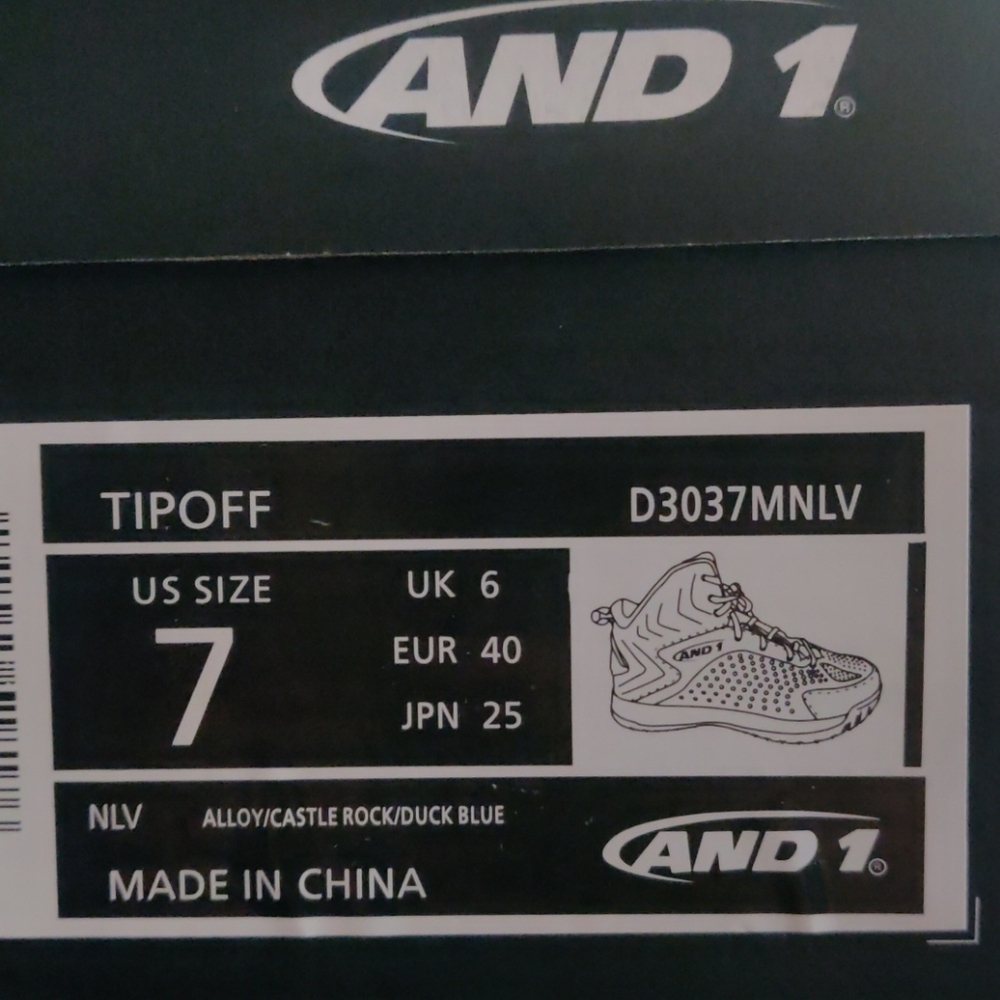 AND 1 TIPOFF ATLETICS SHOES MEN'S - Picture 10 of 10